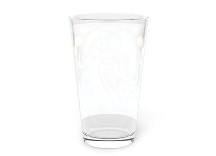 Skeleton Kabuki Performer Glass, 16oz