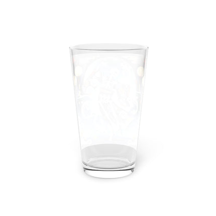 Skeleton Kabuki Performer Glass, 16oz