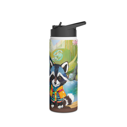 Baby Racoon Stainless Steel Water Bottle