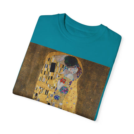 The Kiss by Gustav Klimt Unisex Garment-Dyed T-shirt