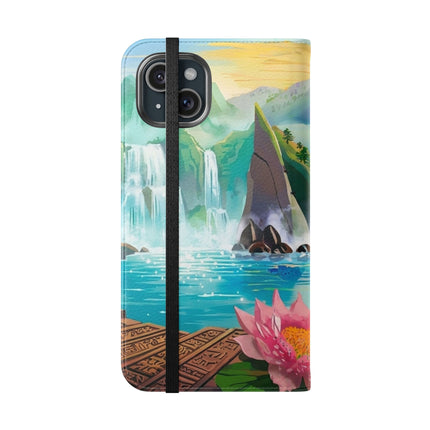 🐉💎 Wisdom's Guardian Flip Case – Dragon's Embrace & Eternal Wisdom