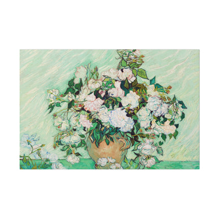 Roses by Vincent Van Gogh Matte Canvas, Stretched, 0.75"