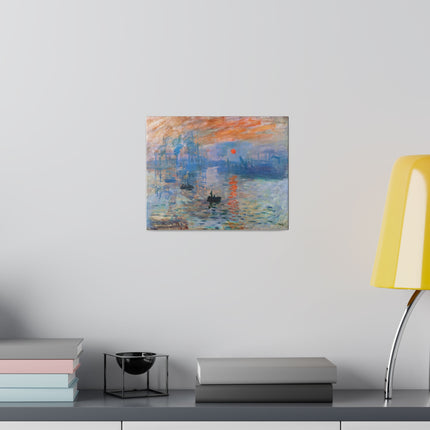 Sunrise by Claude Monet Matte Canvas, Stretched, 0.75"
