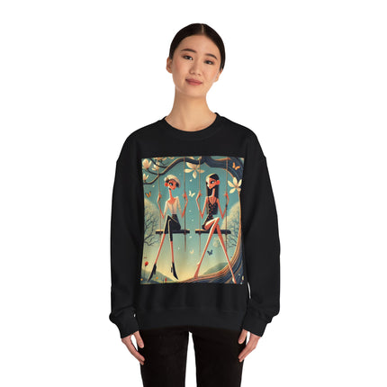 Whispers on the Spring Swing Heavy Blend™ Crewneck Sweatshirt