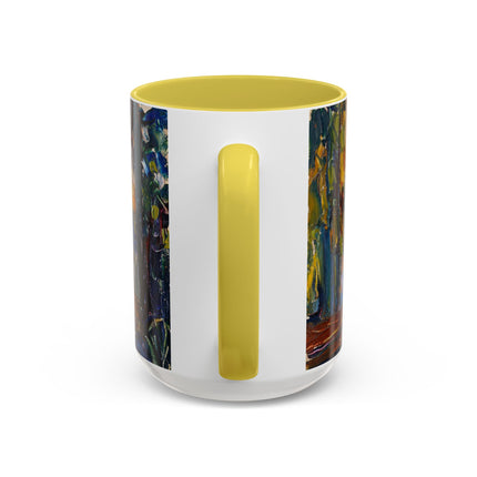 In the Park of St. Cloud by Wassily Kandinsky Colorful Mugs (11oz, 15oz)