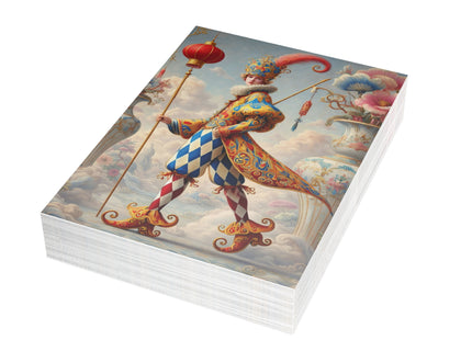 The Ornamental Jester Postcard Bundles (envelopes included) - Bundles of 10, 30, 50 Pieces