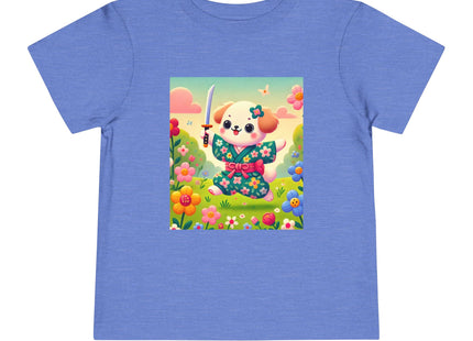 Blossom Pup’s Joyful Journey Toddler Short Sleeve Tee