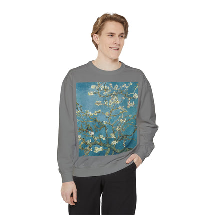 Almond Blossom by Vincent van Gogh Unisex Garment-Dyed Sweatshirt