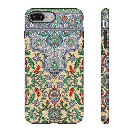 Arabic Art Pattern, Plate by Emile Prisse d’Avennes Phone Cases