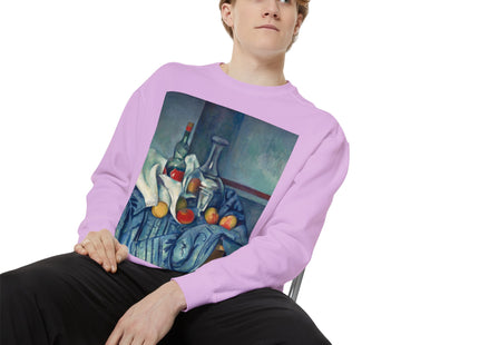 The Peppermint Bottle by Paul Cézanne Unisex Garment-Dyed Sweatshirt