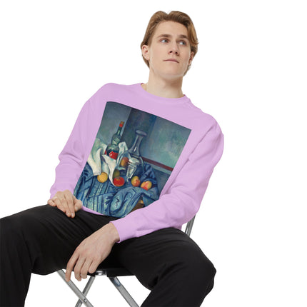 The Peppermint Bottle by Paul Cézanne Unisex Garment-Dyed Sweatshirt