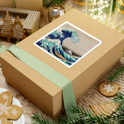 The Great Wave off Kanagawa by Katsushika Hokusai Kiss-Cut Stickers (4 Sizes)