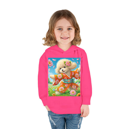 Chrysanthemum Meadow Play Toddler Pullover Fleece Hoodie