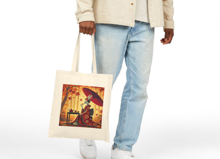 Theatrical Harvest Rabbit Cotton Canvas Tote Bag