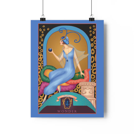 September & Sapphire (from the Gem Series) by Sofia Chiostri Giclée Art Print