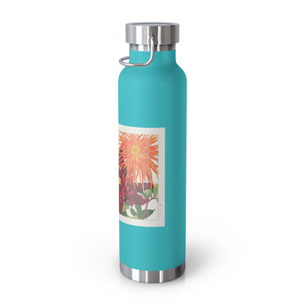 Dahlia by Tanigami Kônan Copper Vacuum Insulated Bottle, 22oz