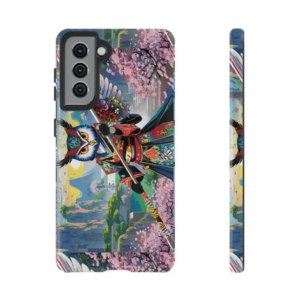 Cyberpunk Samurai Owl Phone Cases