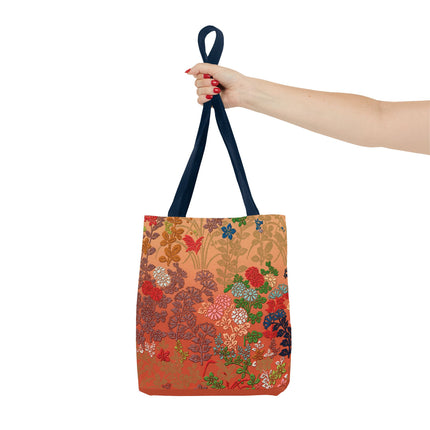 Japanese Flower Pattern by G.A. Audsley Tote Bag (AOP)