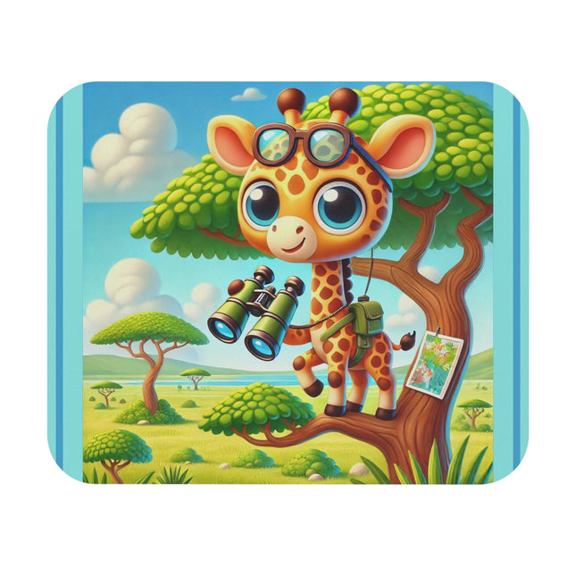 Giraffe Lookout Mouse Pad (Rectangle)