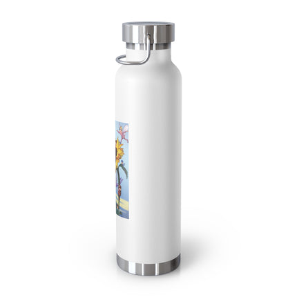 Sunflower Fairies by Margaret Tarrant Copper Vacuum Insulated Bottle, 22 oz