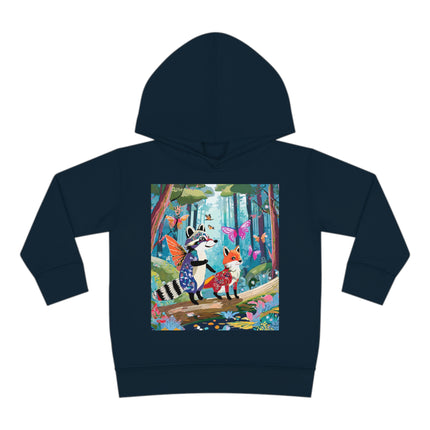 Whimsical Woodland Toddler Pullover Fleece Hoodie