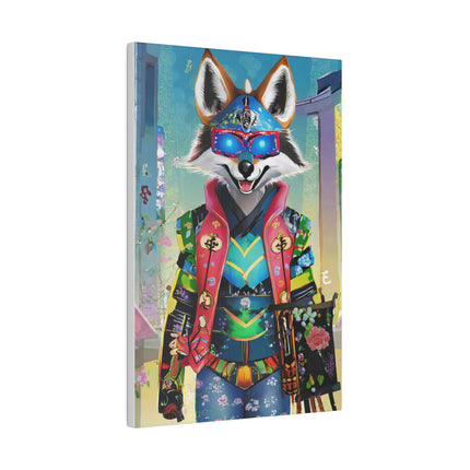 Cyber Hyena Matte Canvas, Stretched, 0.75"