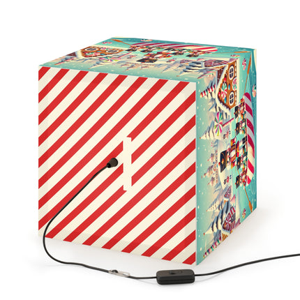 Nutcracker Candy-Striped Adventure Light Cube Lamp