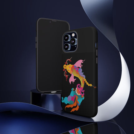 Golden Koi Phone Case – Lucky Swim & Vibrant Fortune
