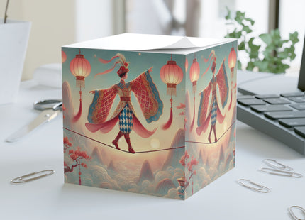 The Lantern Walker Note Cube