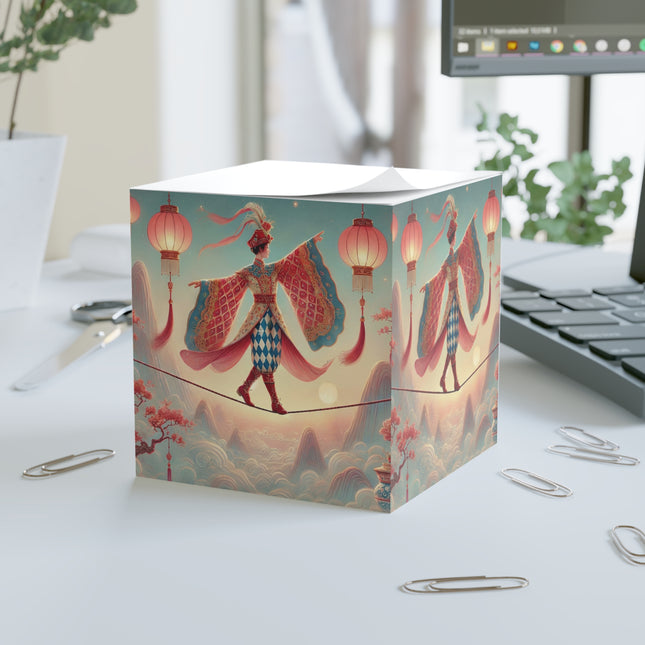 The Lantern Walker Note Cube