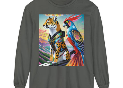 Cybernetic Duets Garment-dyed Long Sleeve T-Shirt
