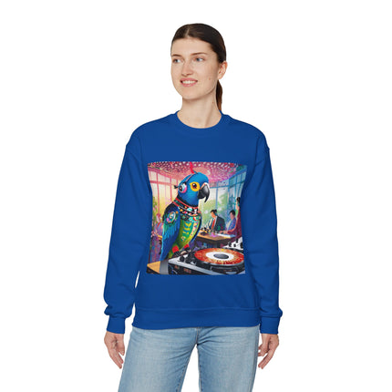 Parrot DJ Unisex Heavy Blend™ Crewneck Sweatshirt