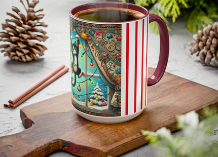 Mischief in Tinselland Colorful Mugs (11oz, 15oz)