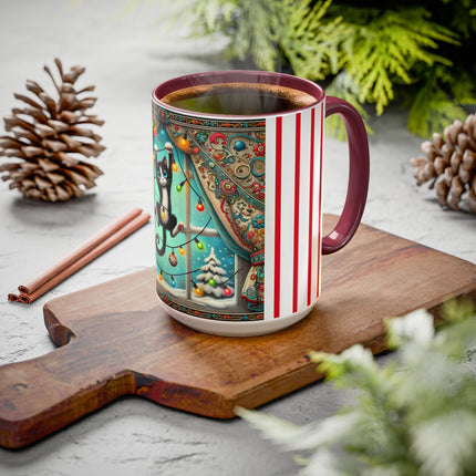 Mischief in Tinselland Colorful Mugs (11oz, 15oz)