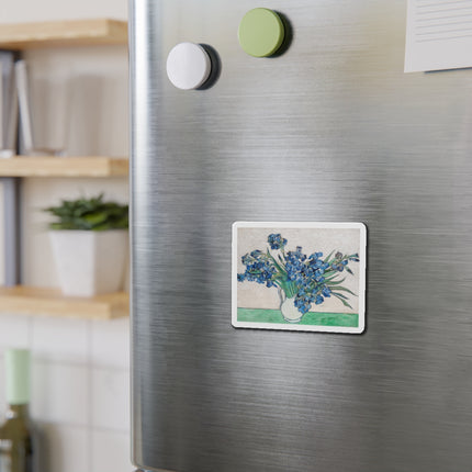 Irises by Vincent Van Gogh Die-Cut Magnets (5 Sizes)