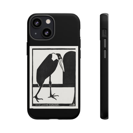 A Lame Marabou by Samuel Jessurun de Mesquita Phone Cases