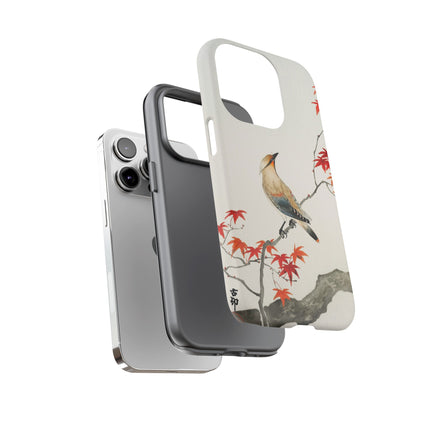Japanese Bird on Maple by Ohara Koson Phone Cases