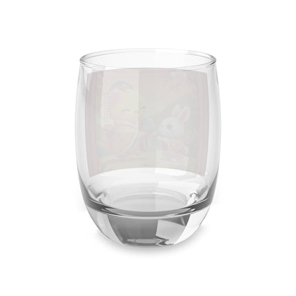 Whimsical Springtime Exchange Whiskey Glass