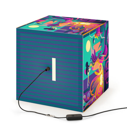 Dance of the Skeleton Ballerinas Light Cube Lamp