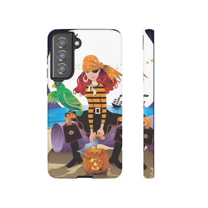 Moonlit Pirate Halloween Phone Cases