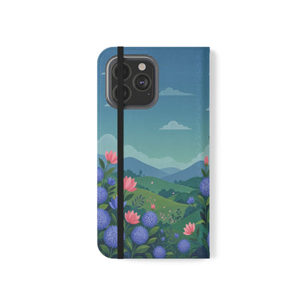 🌸🌿 The Garden Hide-And-Seek Flip Case – Art Deco Floral Whimsy