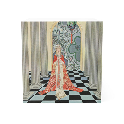 Cadmus Beheld a Female Figure by Virginia Frances Sterrett Note Cube