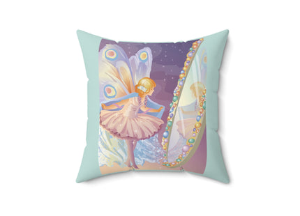 Reflections of Enchantment Spun Polyester Square Pillow