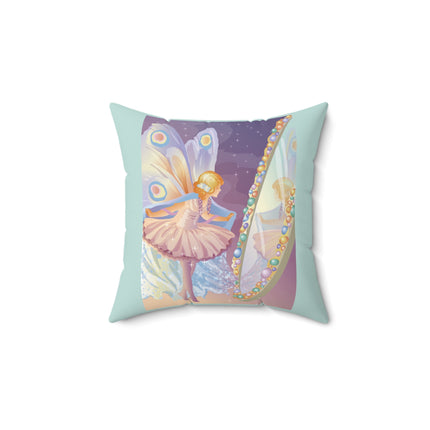 Reflections of Enchantment Spun Polyester Square Pillow