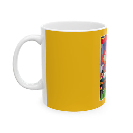 A Timeless Journey by Umberto Brunelleschi Ceramic Mug 11oz