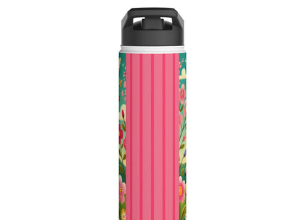 Geisha Fairy and the Hummingbird Blossom Stainless Steel Water Bottle, Standard Lid