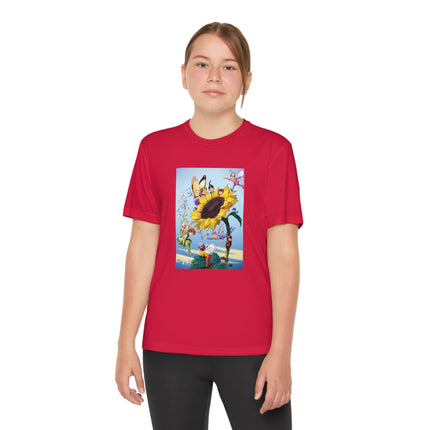Sunflower Fairies by Margaret Tarrant Youth Competitor Tee – Golden Garden Magic & Storybook Wonder