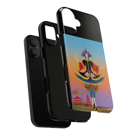 Colorful Dancer Phone Case – Vibrant Grace & Cultural Elegance