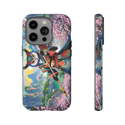 Cyberpunk Samurai Owl Phone Cases