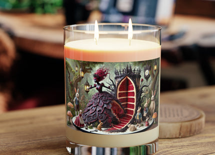 Malice in Wonderland – Gothic Halloween Cake Fantasy Scented Candle - Full Glass, 11oz